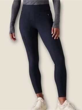 Athleta Highland Hybrid Cargo tight leggings size 10